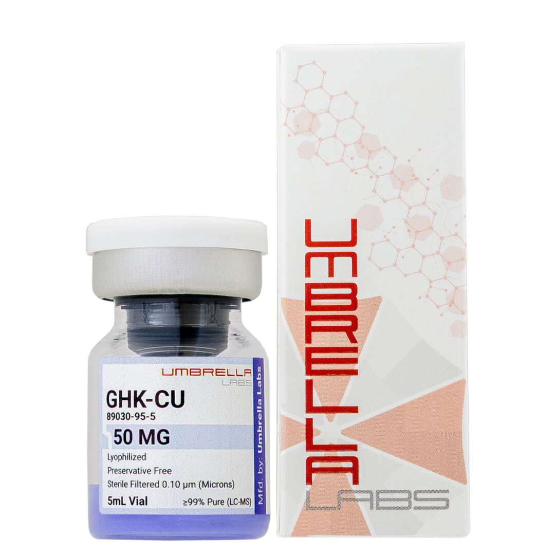 GHK-CU COPPER PEPTIDE 5MG/10MG/50MG/100MG VIAL – UMBRELLA Labs