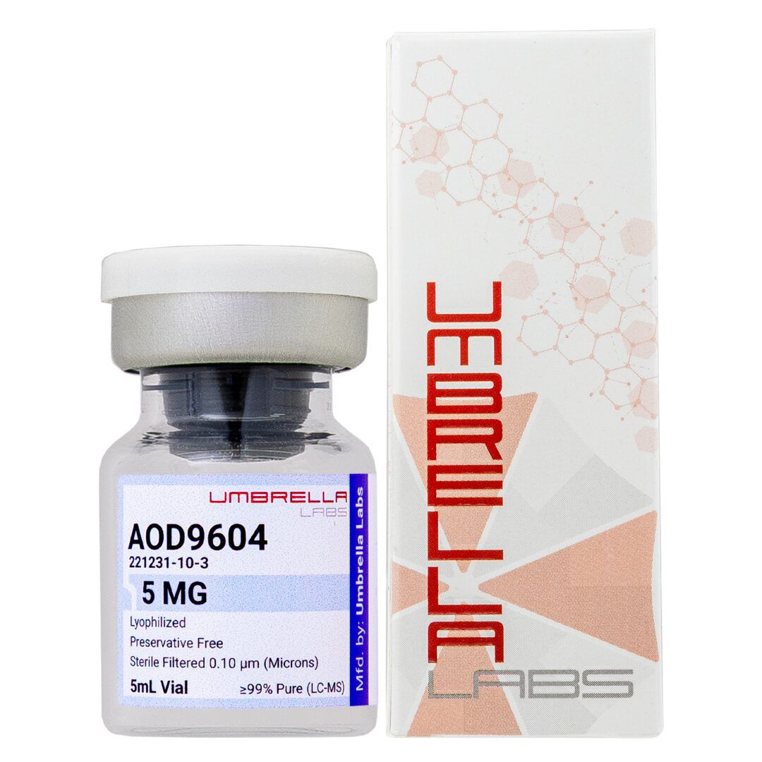aod9604 cost AOD9604 PEPTIDE 2MG/5MG VIAL – UMBRELLA Labs