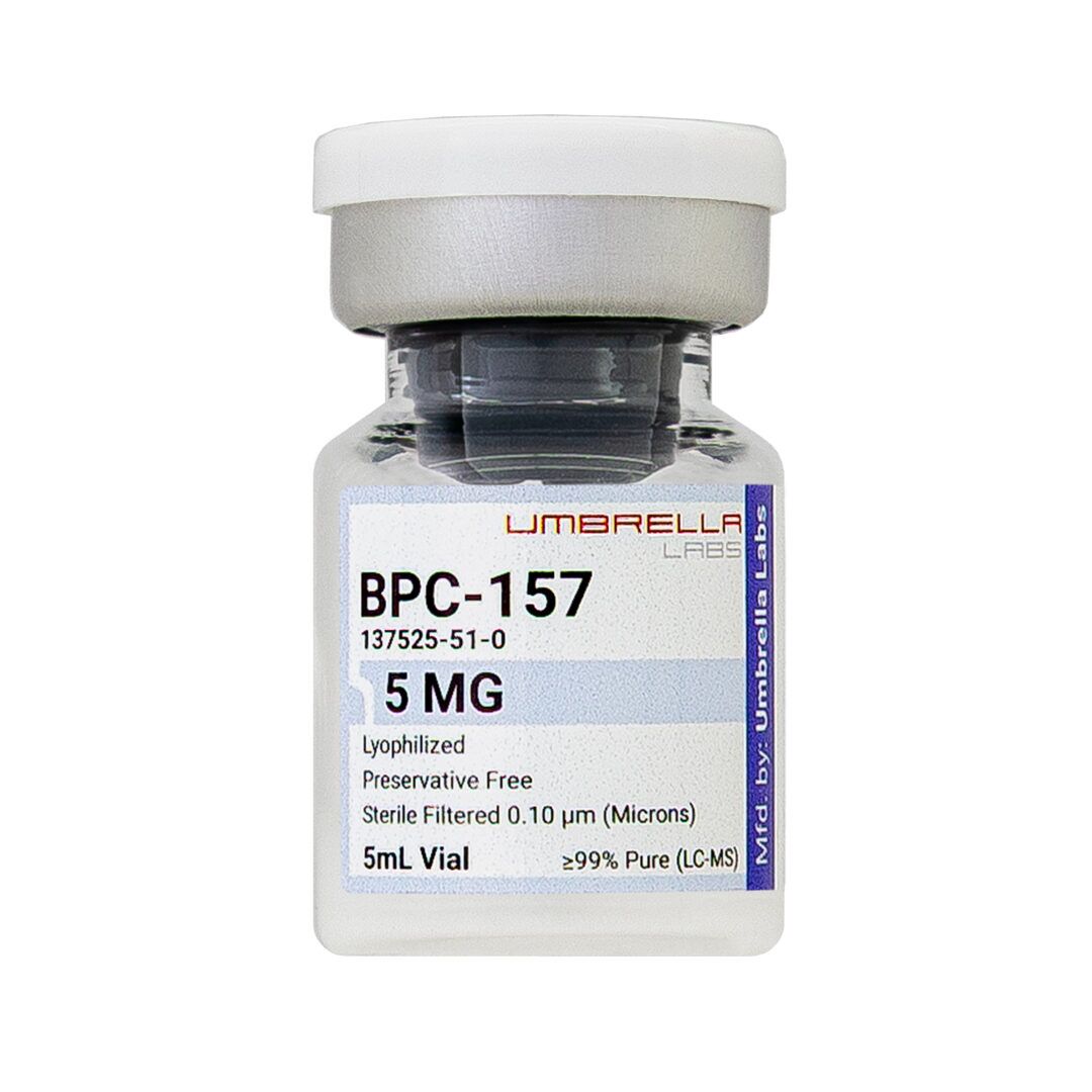BPC-157 PEPTIDE 5MG/10MG VIAL – UMBRELLA Labs