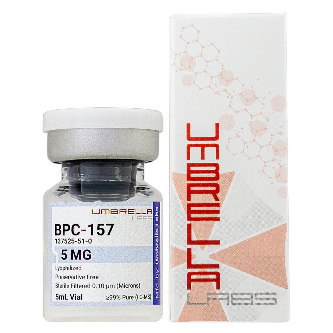 BPC-157 PEPTIDE 5MG/10MG VIAL – UMBRELLA Labs