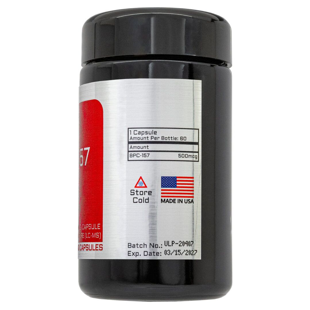 BPC-157 PEPTIDE POWDER (60 CAPSULES) (500MCG/CAPSULE, 30MG TOTAL BOTTLE) UMBRELLA Labs BPC-157 PEPTIDE POWDER (60 CAPSULES) (500MCG/CAPSULE, 30MG TOTAL BOTTLE) UMBRELLA Labs