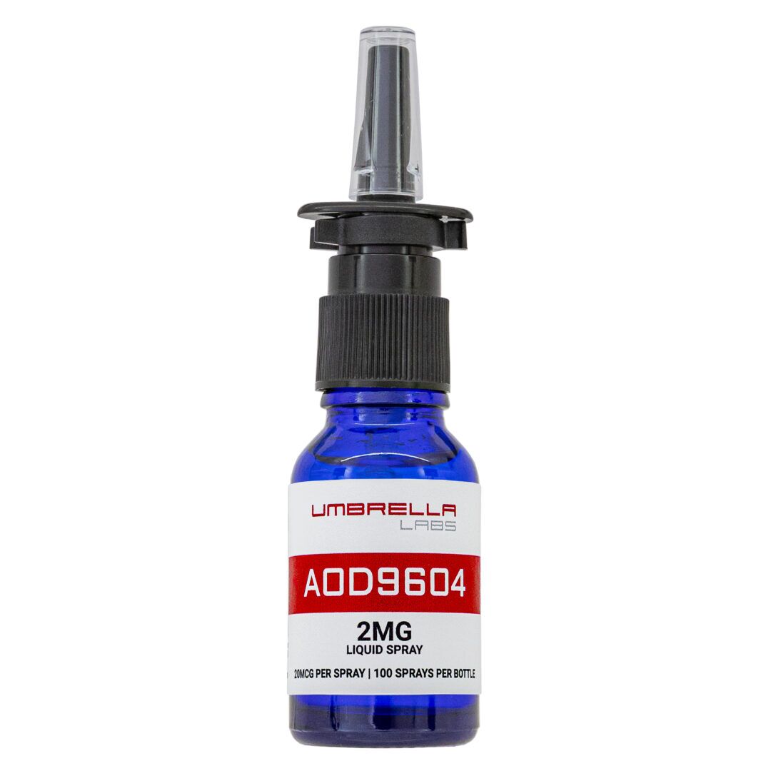AOD9604 PEPTIDE LIQUID SPRAY 15ML BOTTLE UMBRELLA Labs AOD9604 PEPTIDE LIQUID SPRAY 15ML BOTTLE UMBRELLA Labs