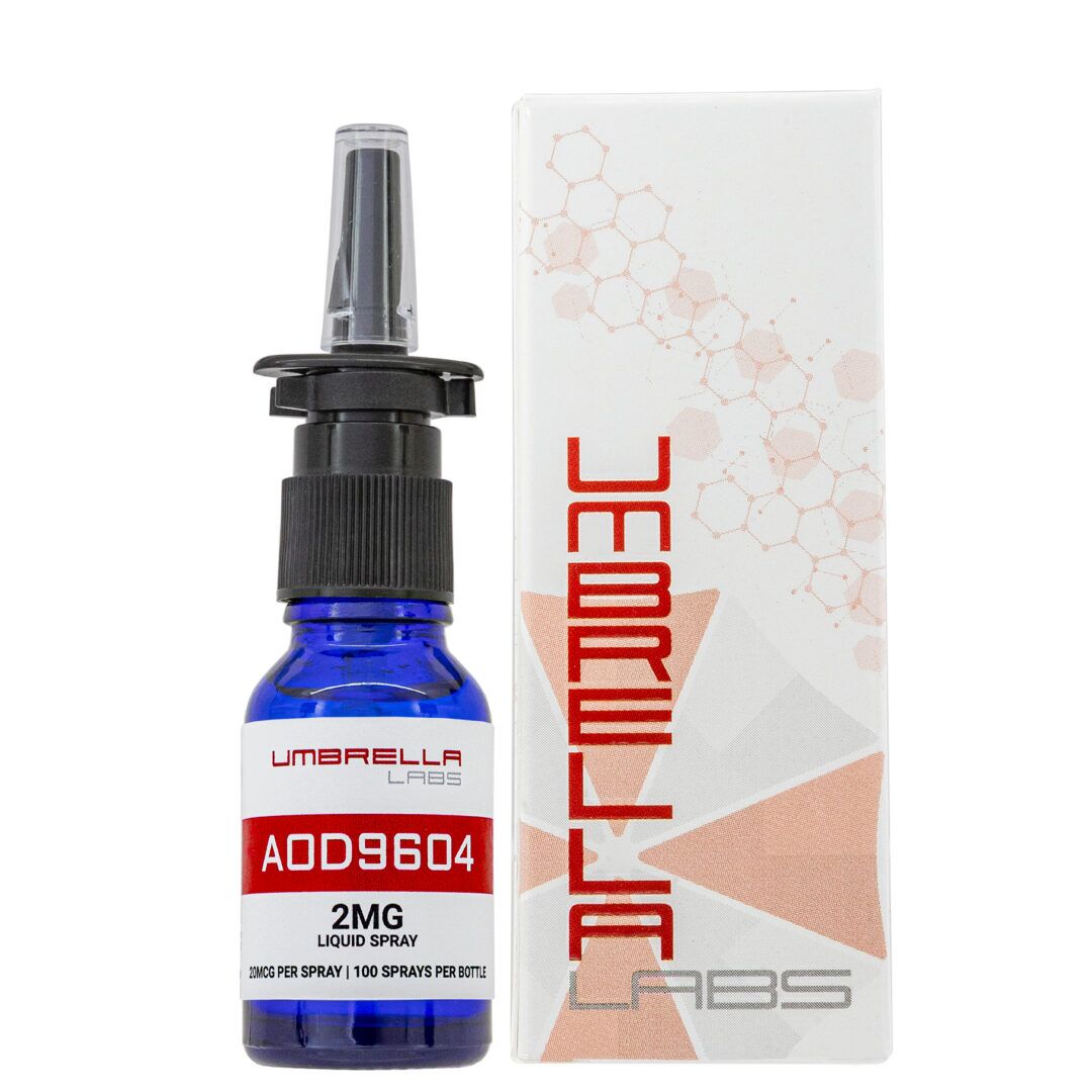 AOD9604 PEPTIDE LIQUID SPRAY 15ML BOTTLE  UMBRELLA Labs