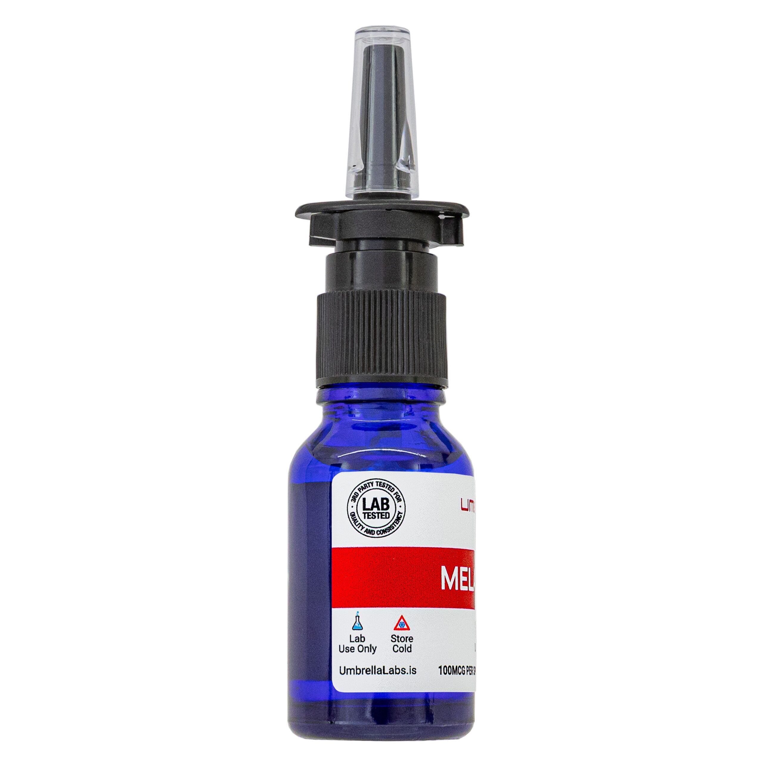 MELANOTAN II PEPTIDE 10MG LIQUID SPRAY 15ML BOTTLE (100MCG/SPRAY, 10MG  TOTAL) – UMBRELLA Labs