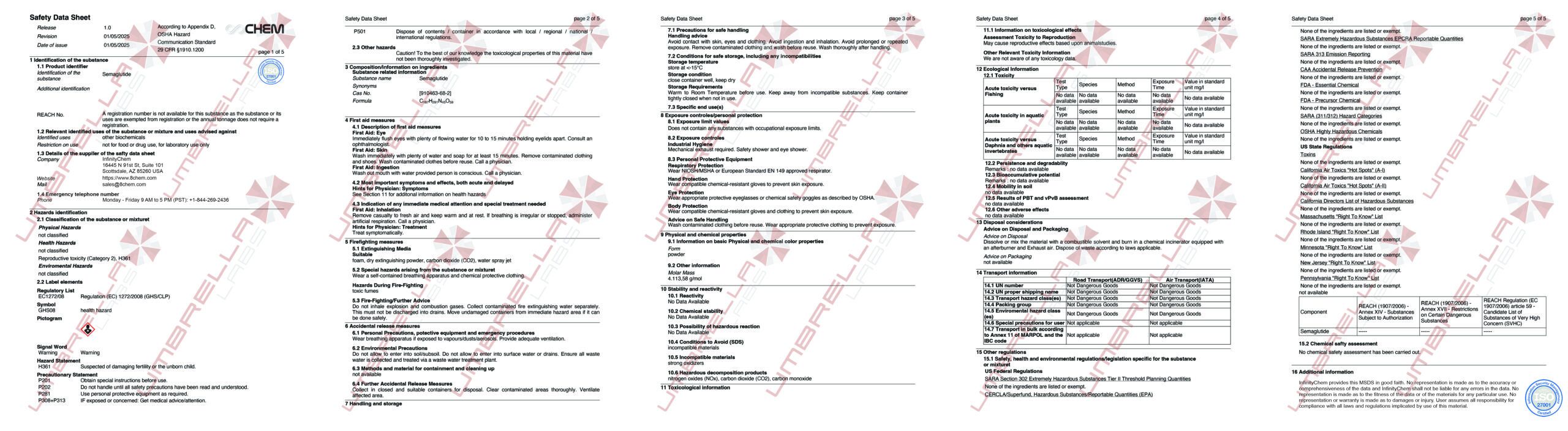 SEMAGLUTIDE PEPTIDE VIAL – UMBRELLA Labs
