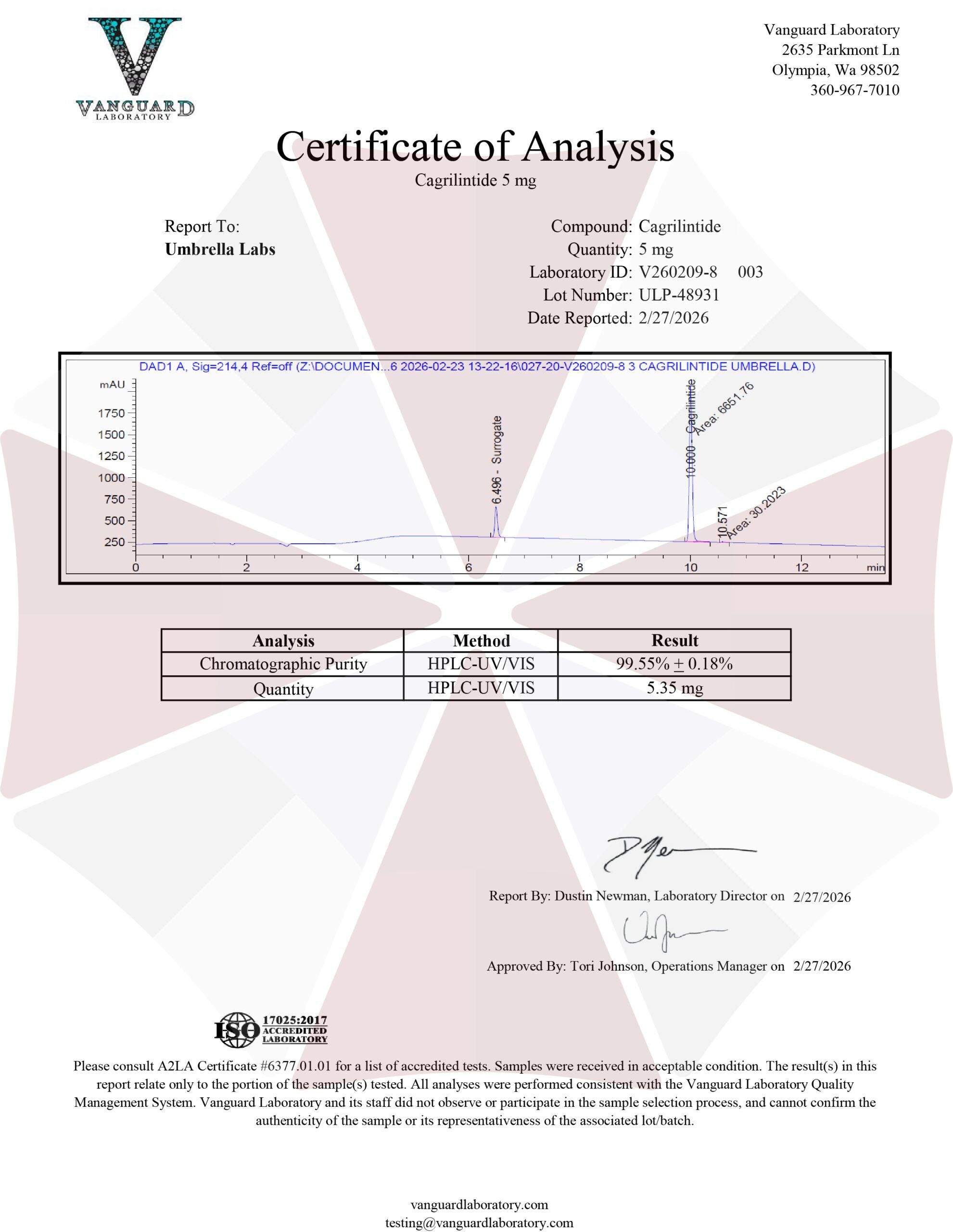 cagrilintide certificate of analysis Buy Peptide Online for Research CAGRILINTIDE PEPTIDE 5MG/10MG VIAL 