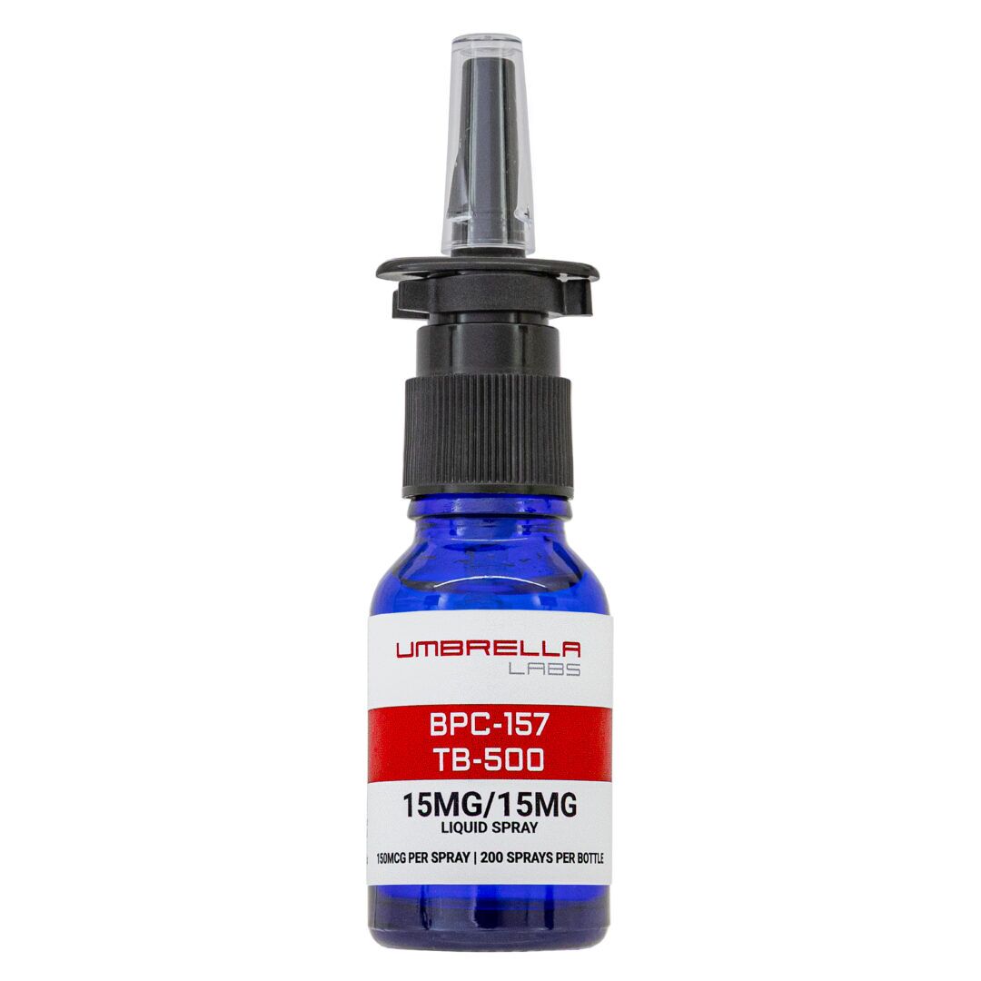 bpc 157 + tb 500 nasal spray for sale BPC-157/TB-500 BLEND 30MG PEPTIDE LIQUID SPRAY 30ML BOTTLE (150MCG/SPRAY,  15MG TOTAL) – UMBRELLA Labs